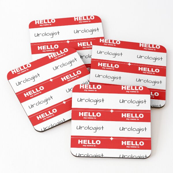 Item preview, Hello my name is urologist doctor name tag designed and sold by not4fantasy.
