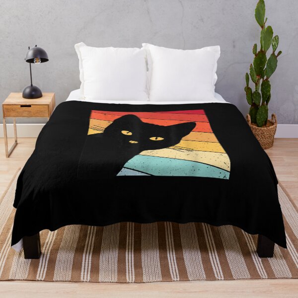 Item preview, Retro Cat Shirt, Black Cat, Vintage Cat Shirt, Cat Lover designed and sold by RanirO.