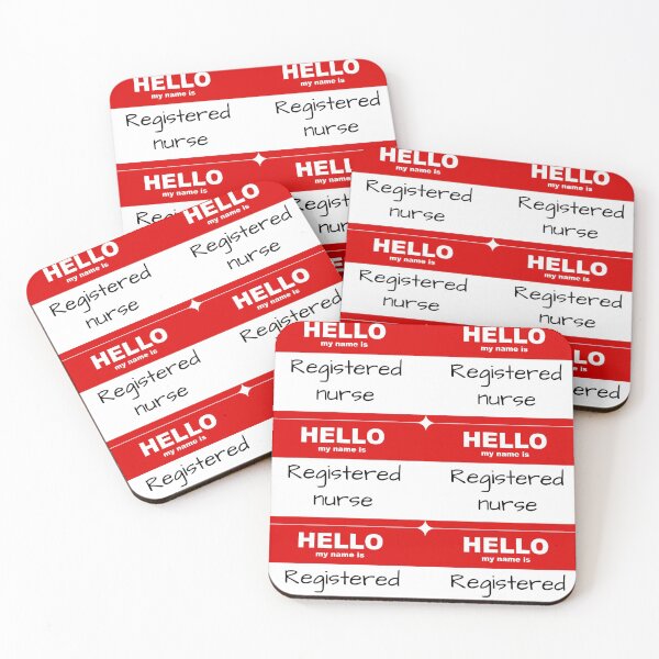 Item preview, Hello my name is registered nurse designed and sold by not4fantasy.