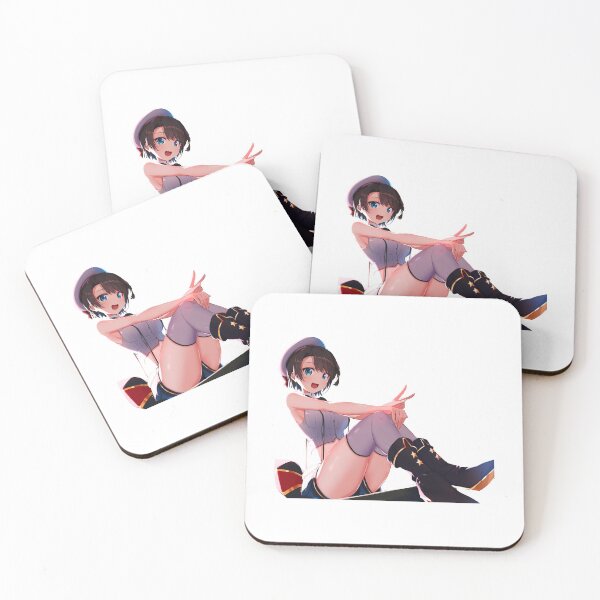 Item preview, oozora subaru sticker - oozora subaru anime hentai Tshirt designed and sold by momenus.