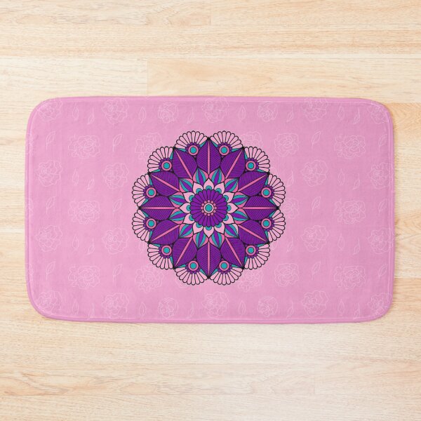 Item preview,  Mandala purple pink colorful  designed and sold by MamaMiaomiao.