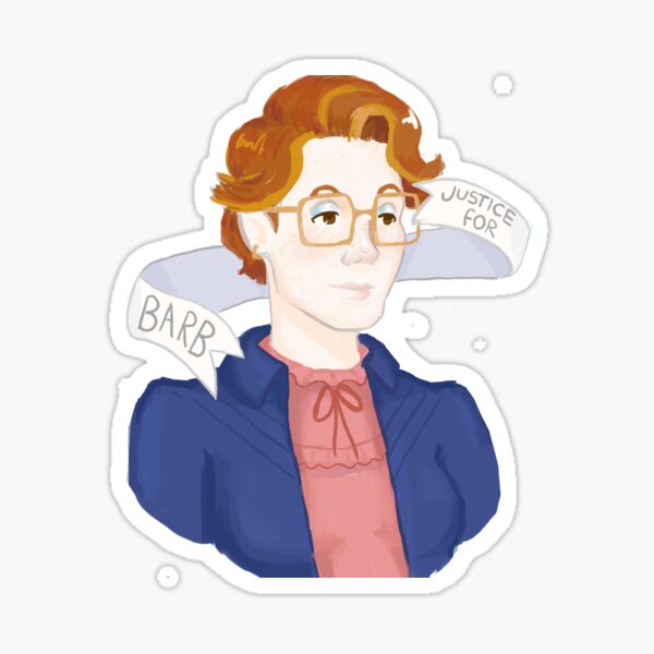 Stranger Things | Justice for Barb Sticker for Sale by Morgan-Elise