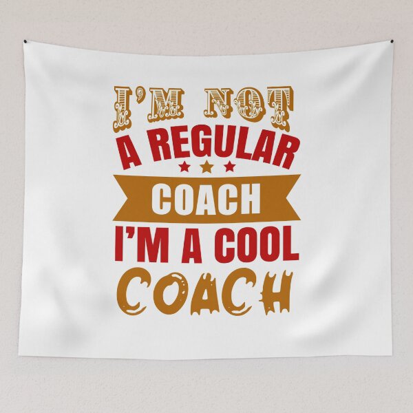 Item preview, I'm Not A Regular Coach, I'm A Cool Coach (Dark) designed and sold by the-krisney-way.