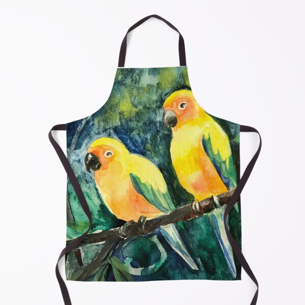 Item preview, Sun Conures in the forest designed and sold by Lemontreeart63.