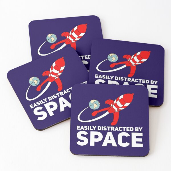 Item preview, Easily Distracted by Space Rocket designed and sold by laurasgallery.