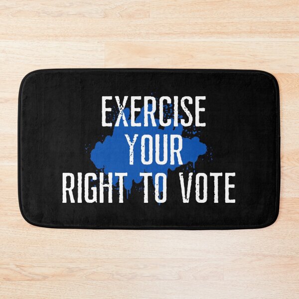 Item preview, Exercise Your Right To Vote Grunge Political Text Design designed and sold by EarthArtDesigns.