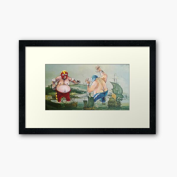 Battle in the Bay Framed Art Print