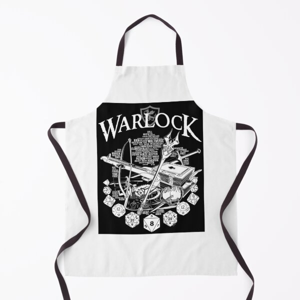 Item preview, Série de classe RPG Warlock - Version blanche Poster designed and sold by HajduMirella.