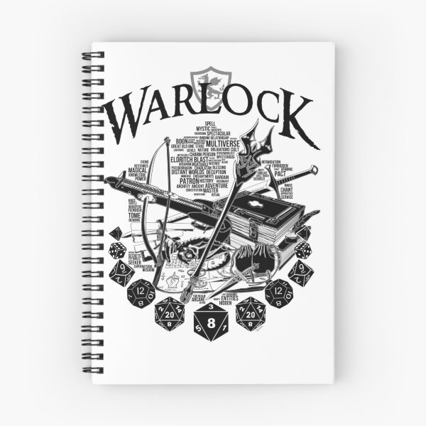 Item preview, Série de classe RPG Warlock - Version noire Poster designed and sold by HajduMirella.