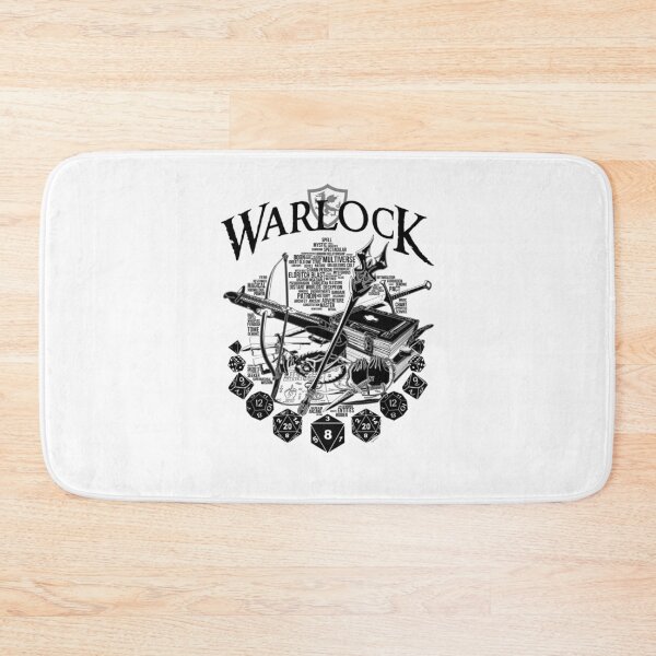 Item preview, Série de classe RPG Warlock - Version noire Poster designed and sold by HajduMirella.