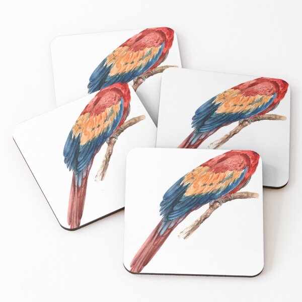 Item preview, Scaret Macaw designed and sold by WatercolorEPS.