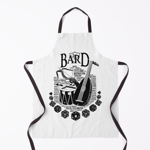 Item preview, Série de classes RPG Bard - Version noire Sticker designed and sold by HajduMirella.
