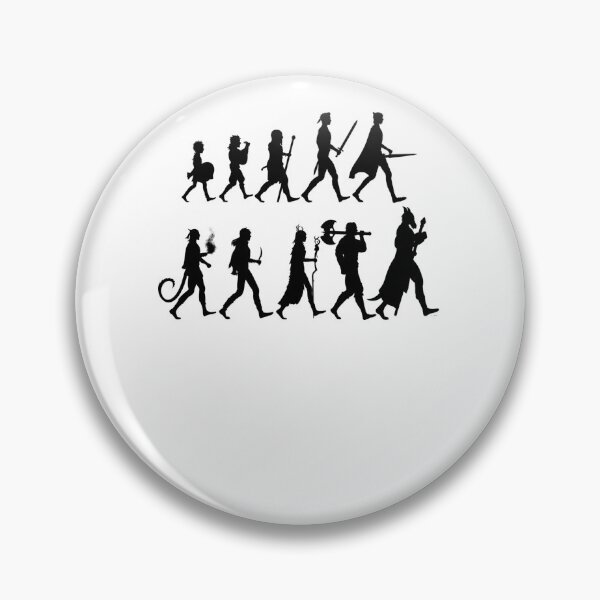 Item preview, Tableau des courses RPG - Noir Sticker designed and sold by HajduMirella.