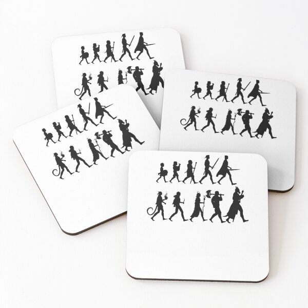 Item preview, Tableau des courses RPG - Noir Sticker designed and sold by HajduMirella.