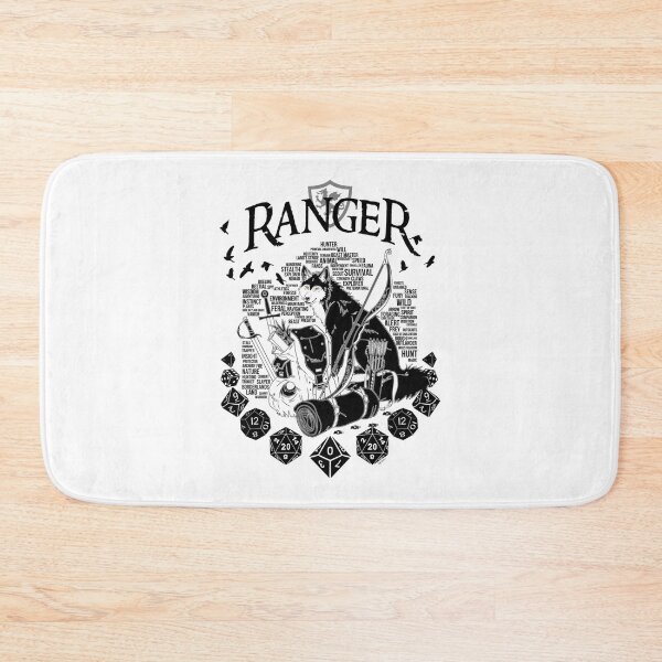 Item preview, Série de classes RPG Ranger - Version noire Sticker designed and sold by HajduMirella.