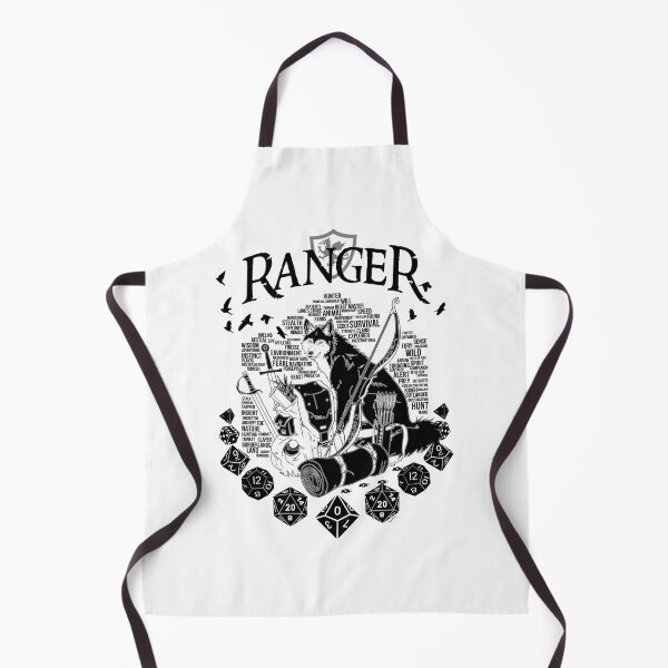 Item preview, Série de classes RPG Ranger - Version noire Sticker designed and sold by HajduMirella.