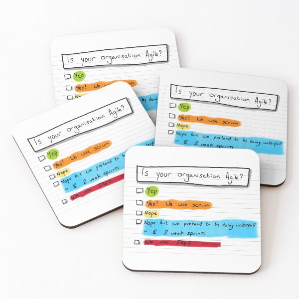 Item preview, Is your organisation Agile note designed and sold by agiletimelord.