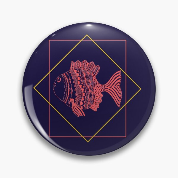 Item preview, Vintage Spotted Damsel Fish designed and sold by Red-ElYoubi.