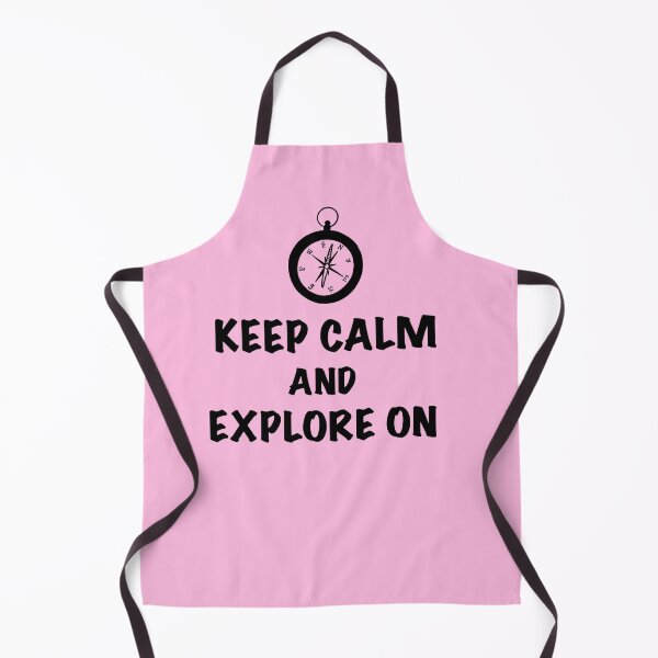Item preview, Keep Calm and Explore On - black and blush designed and sold by EcoElsa.