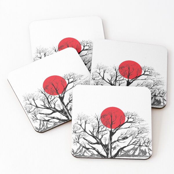 Item preview, Dead Tree Red Sun designed and sold by Sticker Mage.