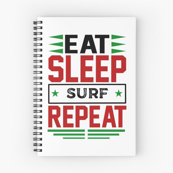 Item preview, Eat. Sleep. Surf. Repeat. (Light) designed and sold by the-krisney-way.