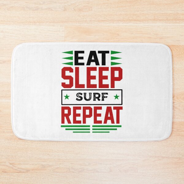 Item preview, Eat. Sleep. Surf. Repeat. (Light) designed and sold by the-krisney-way.