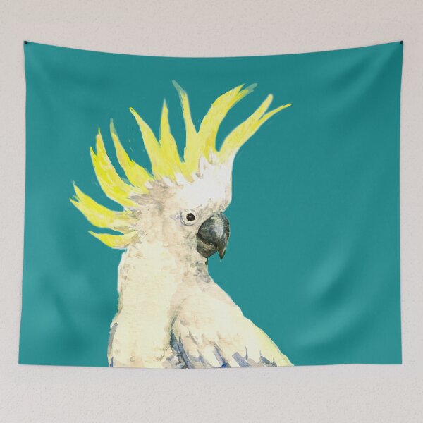 Item preview, Sulphur crested cockatoo designed and sold by Lemontreeart63.