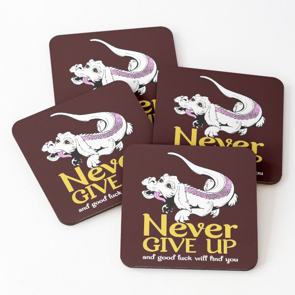 Item preview, Falkor the Luck Dragon Never Give Up designed and sold by Meta Cortex.