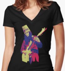Camiseta entallada de cuello en V Buckethead - Warm - WPAP