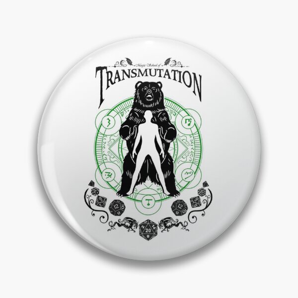 Item preview, Transmutation - RPG Magic School Series Noir Poster designed and sold by HajduMirella.