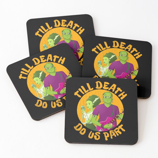 Item preview, Till Death Do Us Part! Funny Halloween Design For Married Couple designed and sold by MnEmzStudio.