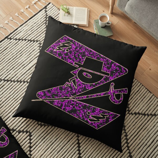 In the name of Zorro - Z for Zorro with his famous sword 2! Floor Pillow