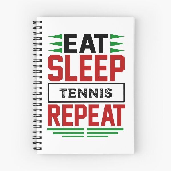 Item preview, Eat. Sleep. Tennis. Repeat. (Light) designed and sold by the-krisney-way.