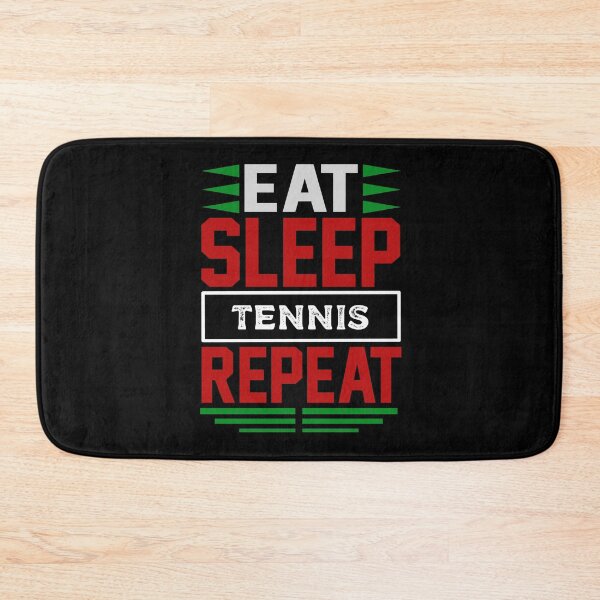 Item preview, Eat. Sleep. Tennis. Repeat. (Dark) designed and sold by the-krisney-way.