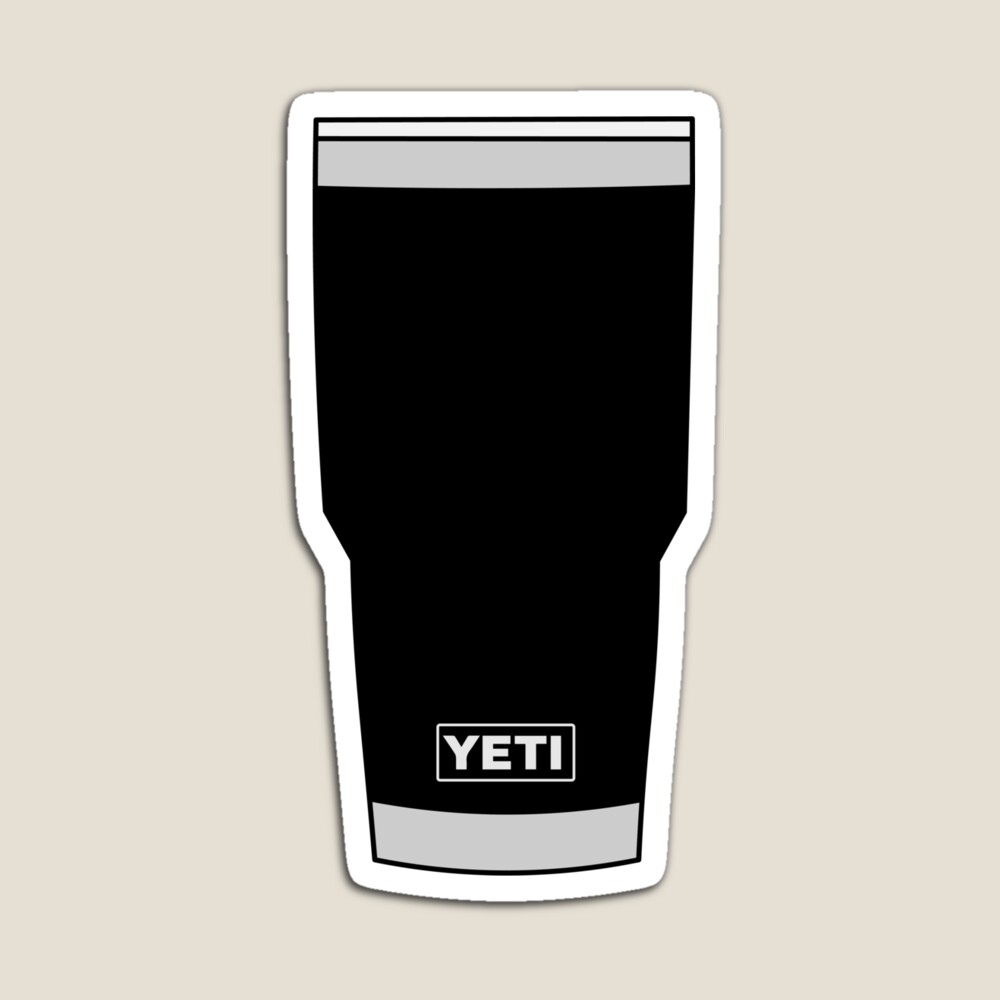 YETI Rambler Cup (White) Magnet for Sale by steveskaar