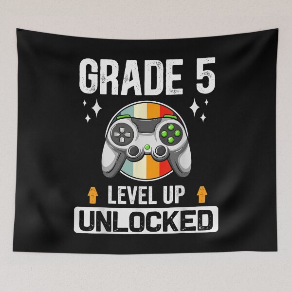 Item preview, 5th Grade Unlocked Level Up Gamer Back To School 5 Grade Boy  designed and sold by DaiShop.