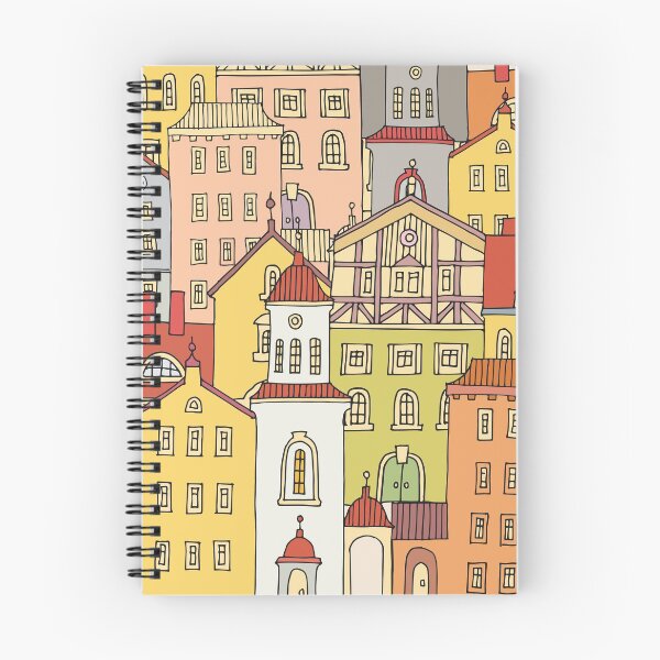 Item preview, Cute hand drawn houses designed and sold by studio838.