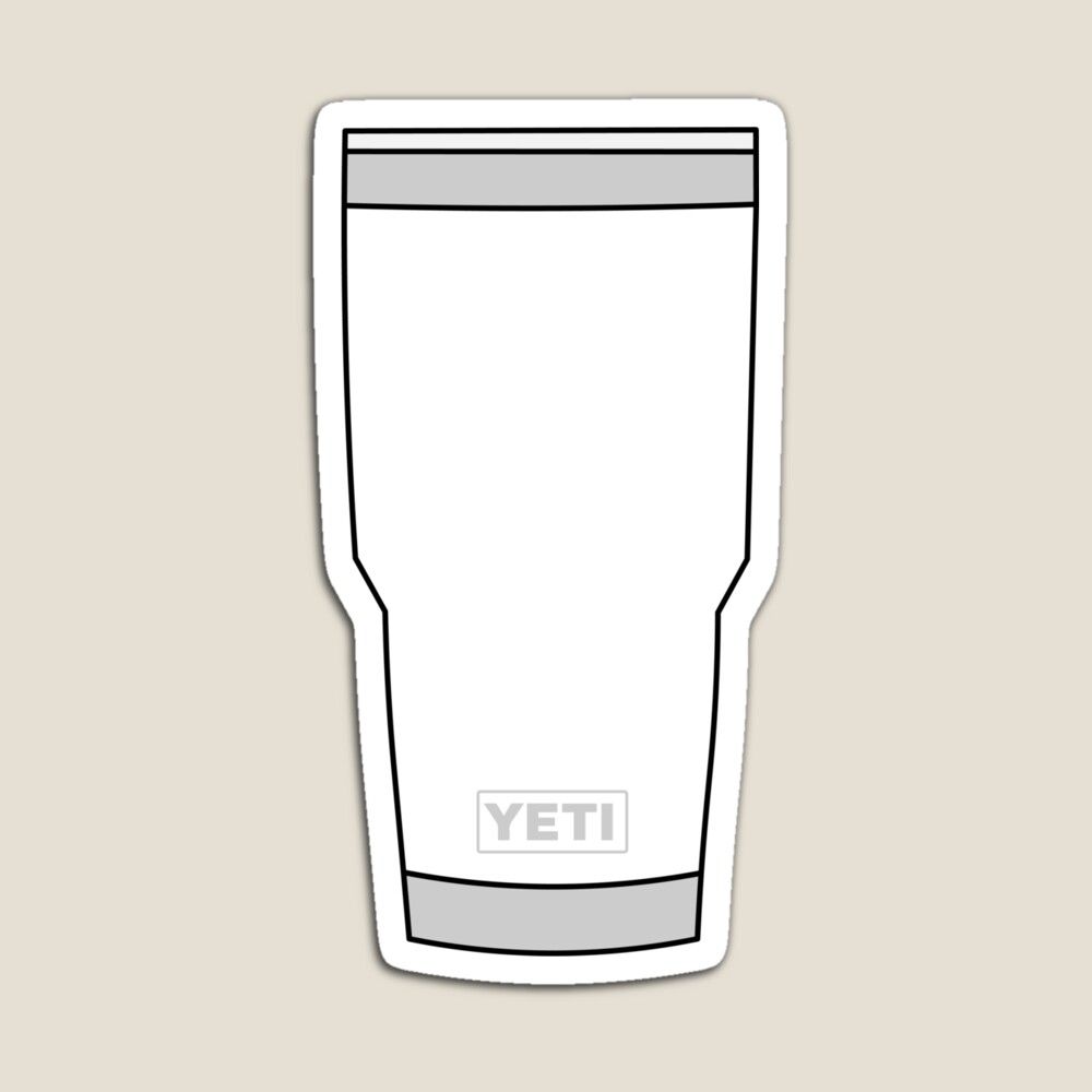 YETI Rambler Cup (Aquifer Blue) Sticker for Sale by steveskaar