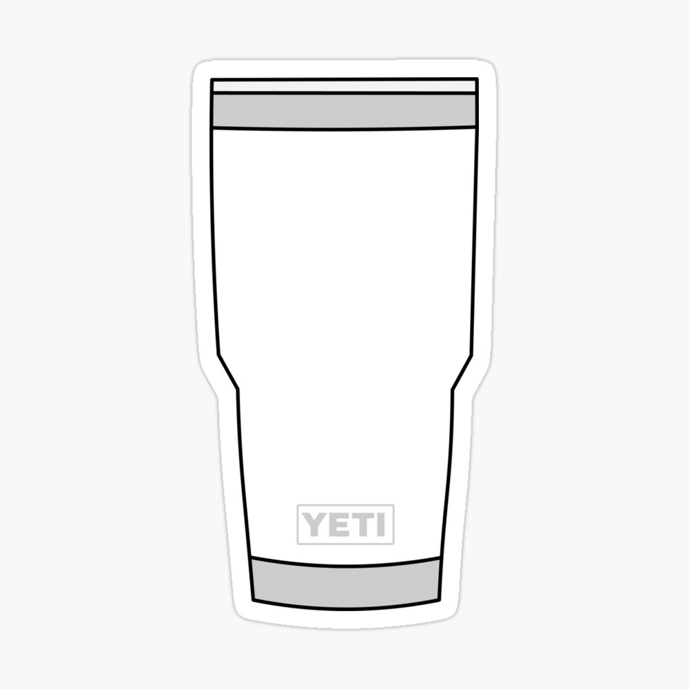 YETI Rambler Cup (White) Magnet for Sale by steveskaar