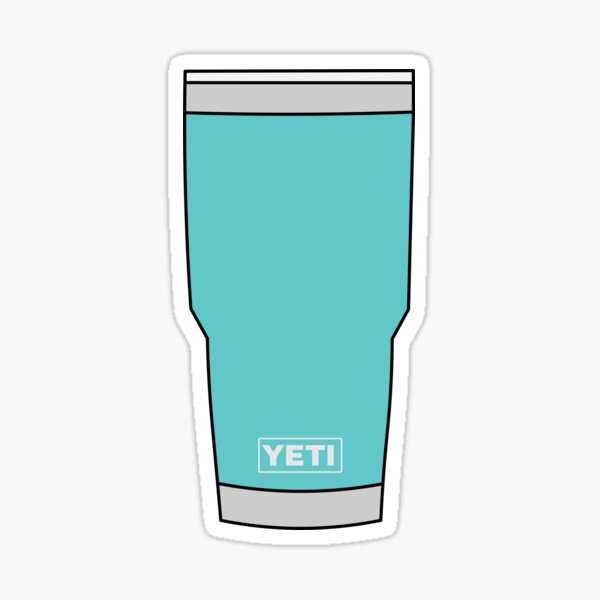 “YETI Rambler Cup (Seafoam)” Sticker for Sale by steveskaar | Redbubble