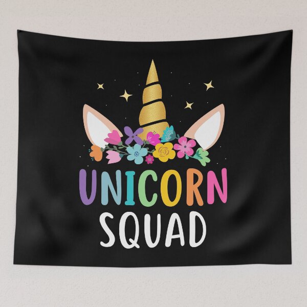 Item preview, Cute Unicorn Squad Flower designed and sold by jasperjuan77.