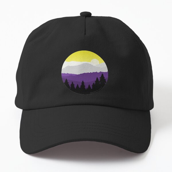 Artikel-Vorschau von Dezente nichtbinäre Pride Flag Berglandschaft, designt und verkauft von AmethystArtwork.