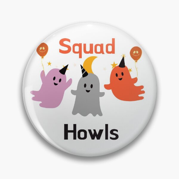 Item preview, Squad Howls - Halloween Cute Ghosts Special designed and sold by nbakash.