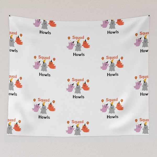 Item preview, Squad Howls - Halloween Cute Ghosts Special designed and sold by nbakash.
