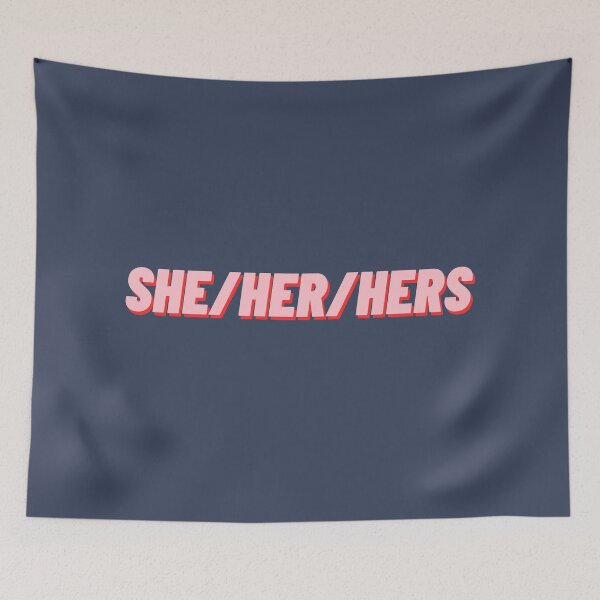 Item preview, She/Her/Hers designed and sold by polishalpaca.