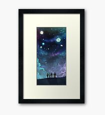 Space Family Framed Print