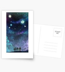 Space Family Postcards
