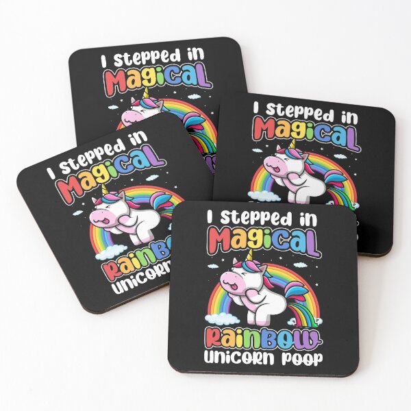 Item preview, I Stepped In Magical Rainbow Unicorn Poop designed and sold by jasperjuan77.