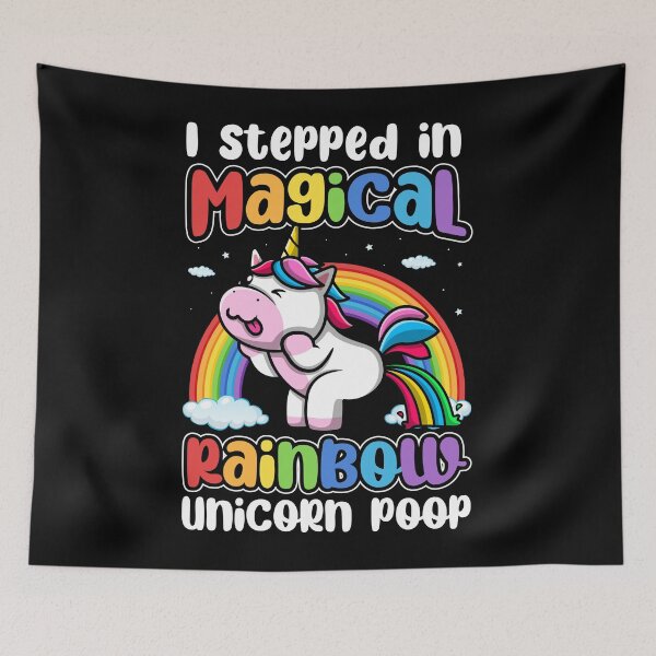 Item preview, I Stepped In Magical Rainbow Unicorn Poop designed and sold by jasperjuan77.
