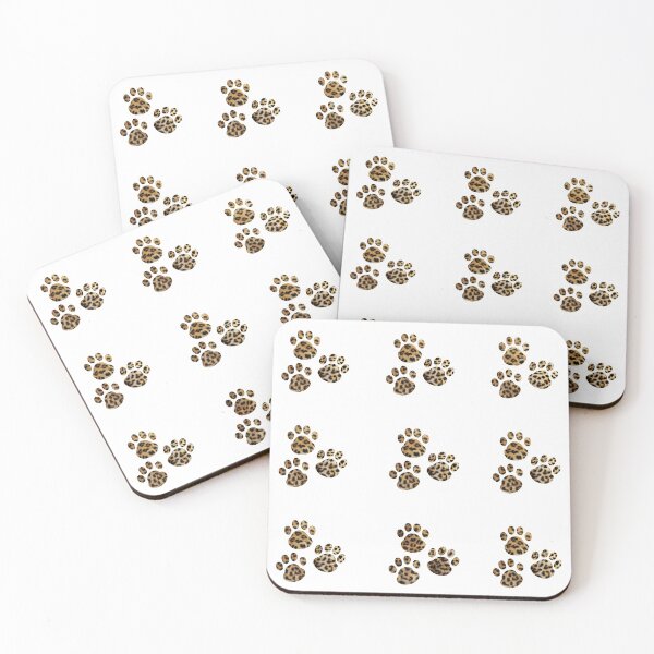 Item preview, Leopard print animal paws | Dog Lover | Gift for dog Owner designed and sold by Lindsay Marie Patterns.